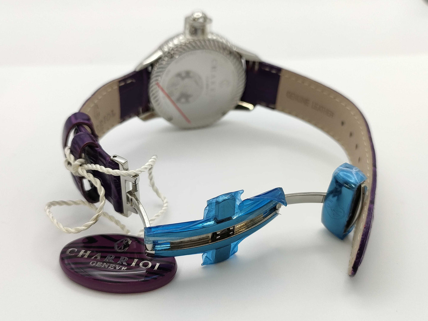 CHARRIOL CO36Q 0029 Quartz Purple Dial Men's Watch