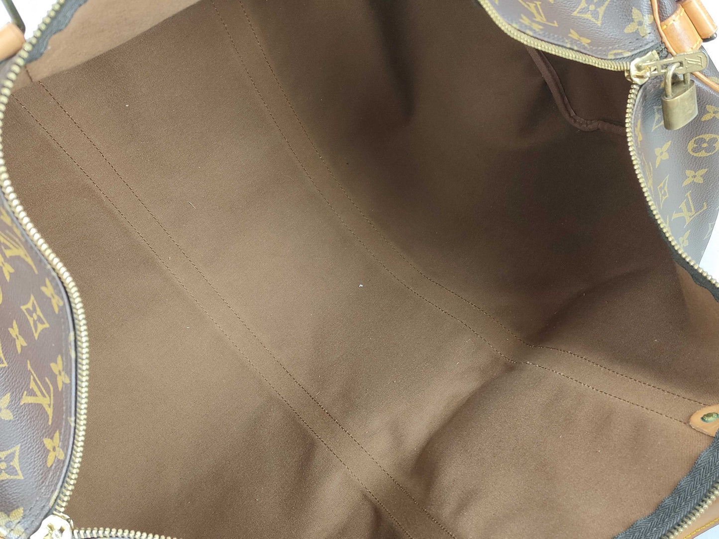 LOUIS VUITTON RFID Unverified Monogram Keepall 60 Bandouliere Boston Bag