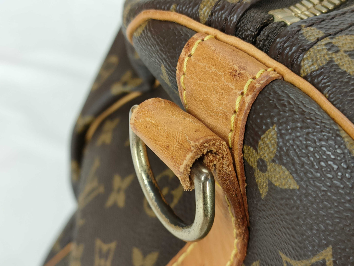 LOUIS VUITTON RFID Unverifiable Monogram Keepall 60 Bandouliere Monogram Boston Bag