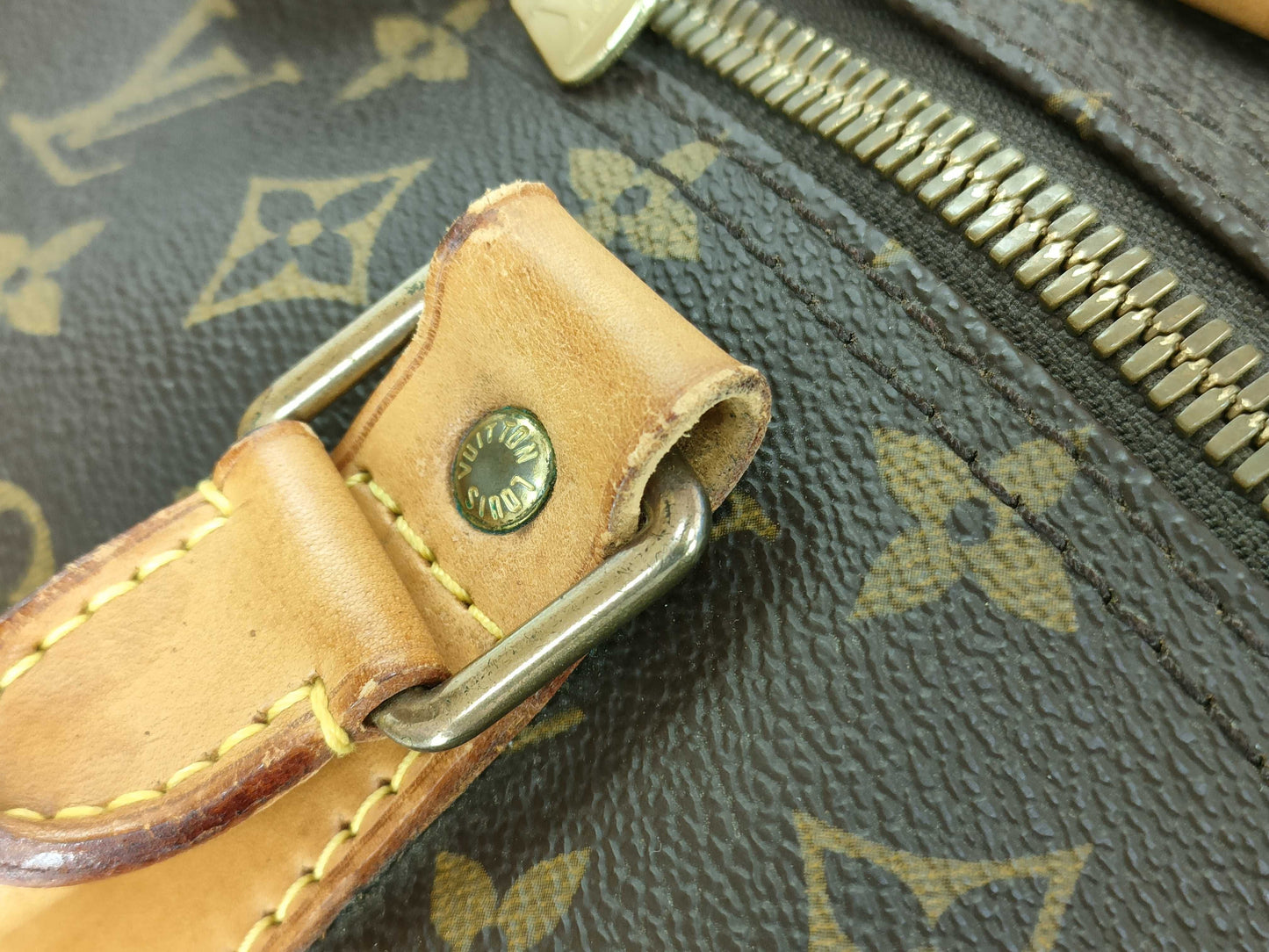 LOUIS VUITTON RFID Unverifiable Monogram Keepall 60 Bandouliere Monogram Boston Bag