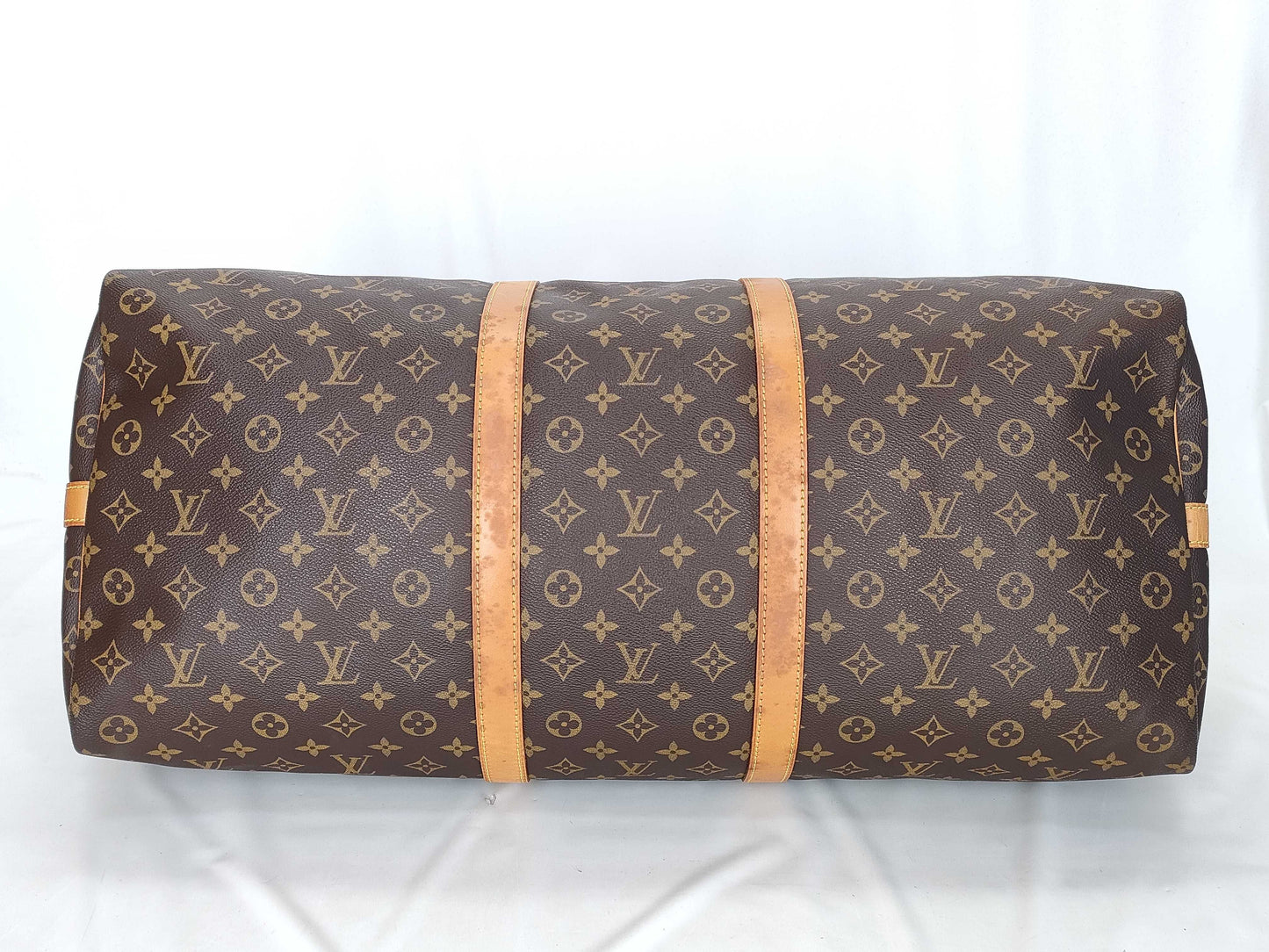 LOUIS VUITTON RFID Unverifiable Monogram Keepall 60 Bandouliere Monogram Boston Bag