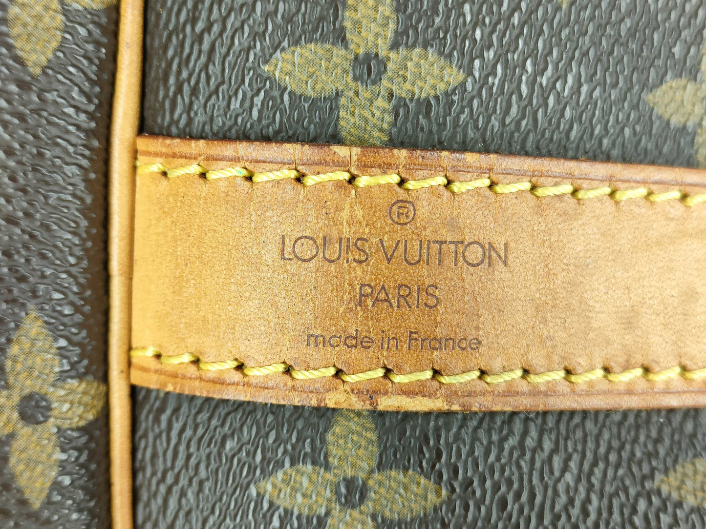 LOUIS VUITTON RFID Unverifiable Monogram Keepall 60 Bandouliere Monogram Boston Bag