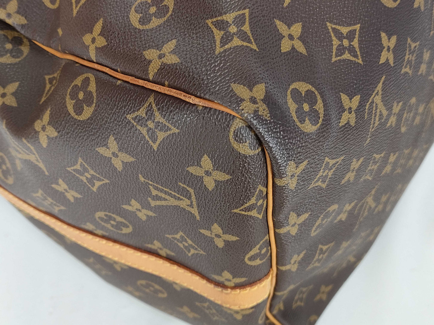LOUIS VUITTON RFID Unverifiable Monogram Keepall 60 Bandouliere Monogram Boston Bag