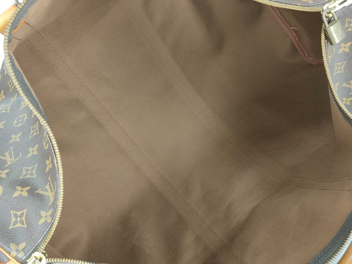 LOUIS VUITTON RFID Unverifiable Monogram Keepall 60 Bandouliere Monogram Boston Bag