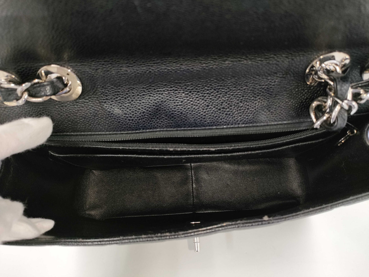 CHANEL Caviar Skin Matelasse 30 Shoulder Bag
