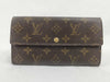 LOUIS VUITTON TH 1003 Monogram LOUIS VUITTON Louis Vuitton Pochette Porte Monnaie Credit Monogram M61725 Long Wallet