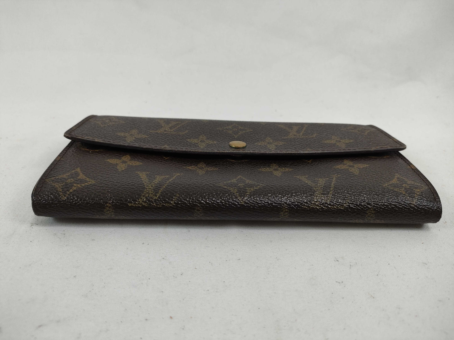 LOUIS VUITTON TH 1003 Monogram LOUIS VUITTON Louis Vuitton Pochette Porte Monnaie Credit Monogram M61725 Long Wallet