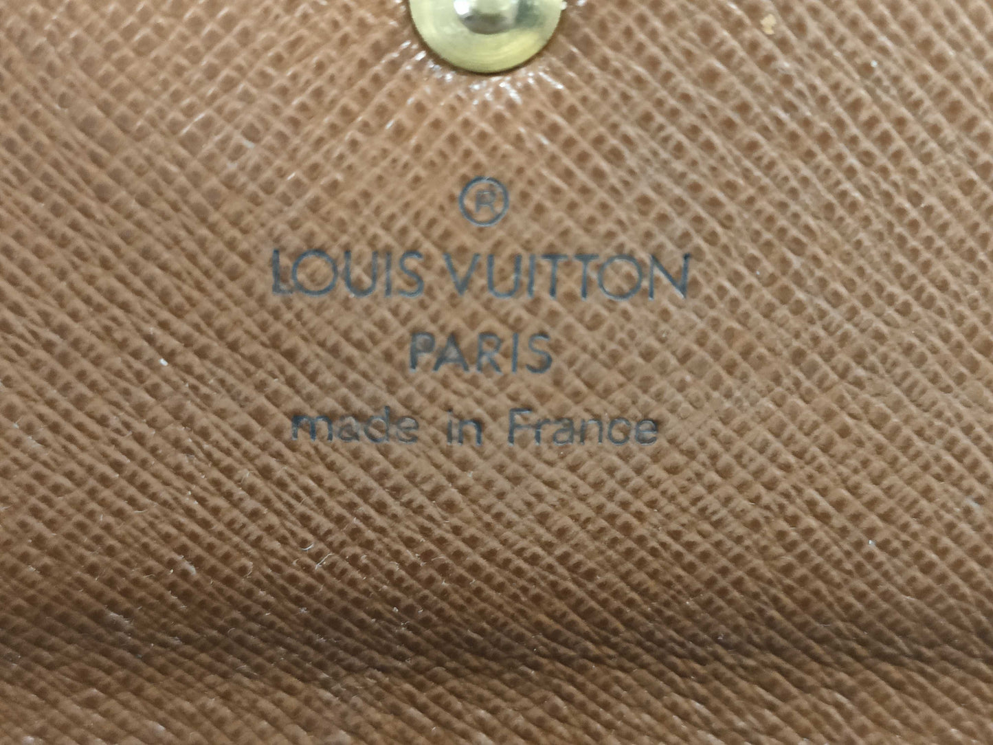 LOUIS VUITTON TH 1003 Monogram LOUIS VUITTON Louis Vuitton Pochette Porte Monnaie Credit Monogram M61725 Long Wallet