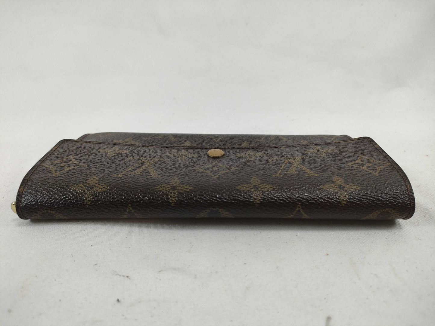 LOUIS VUITTON TH 1003 Monogram LOUIS VUITTON Louis Vuitton Pochette Porte Monnaie Credit Monogram M61725 Long Wallet