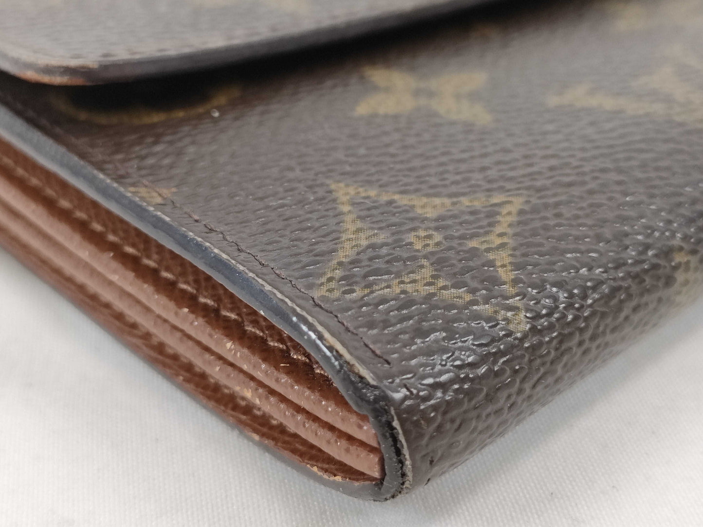 LOUIS VUITTON TH 1003 Monogram LOUIS VUITTON Louis Vuitton Pochette Porte Monnaie Credit Monogram M61725 Long Wallet