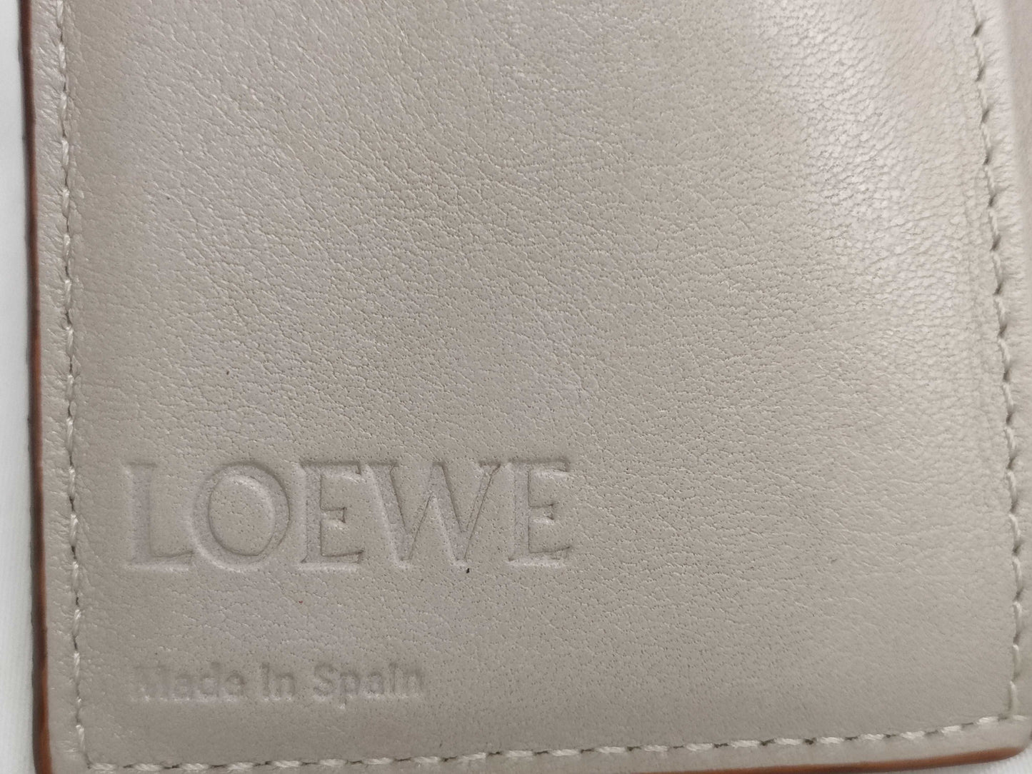 LOEWE Anagram Trifold Wallet in Light Ghost