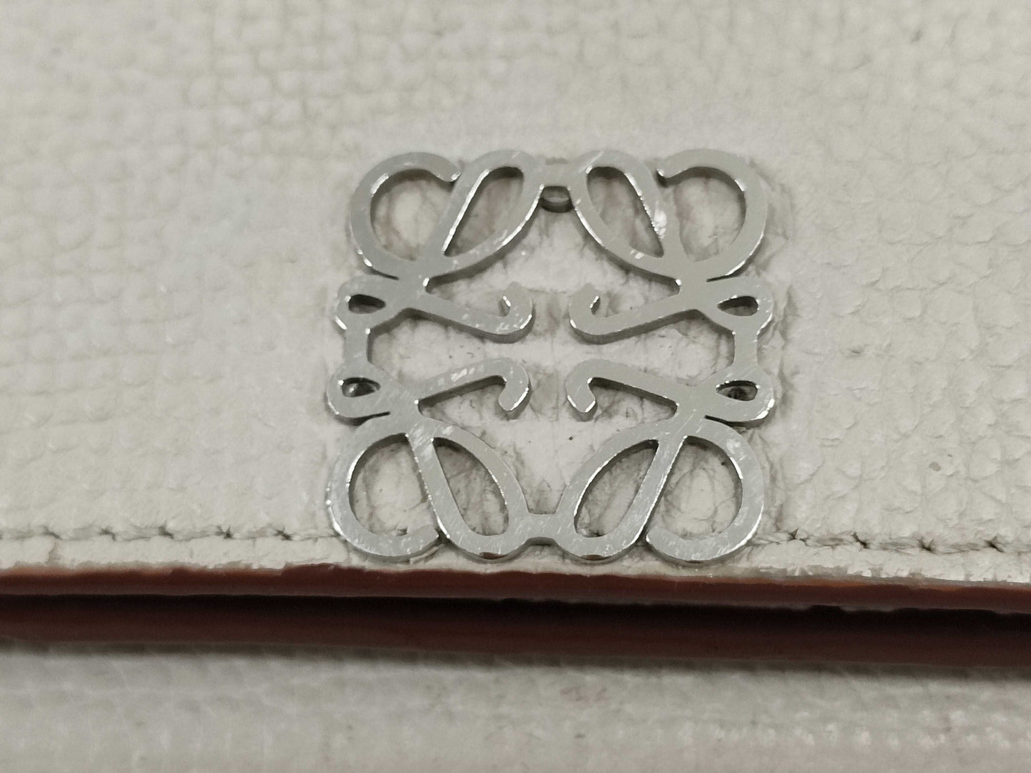 LOEWE Anagram Trifold Wallet in Light Ghost