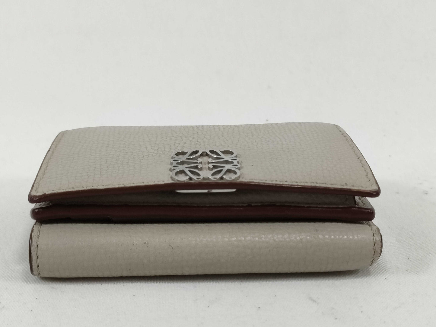 LOEWE Anagram Trifold Wallet in Light Ghost