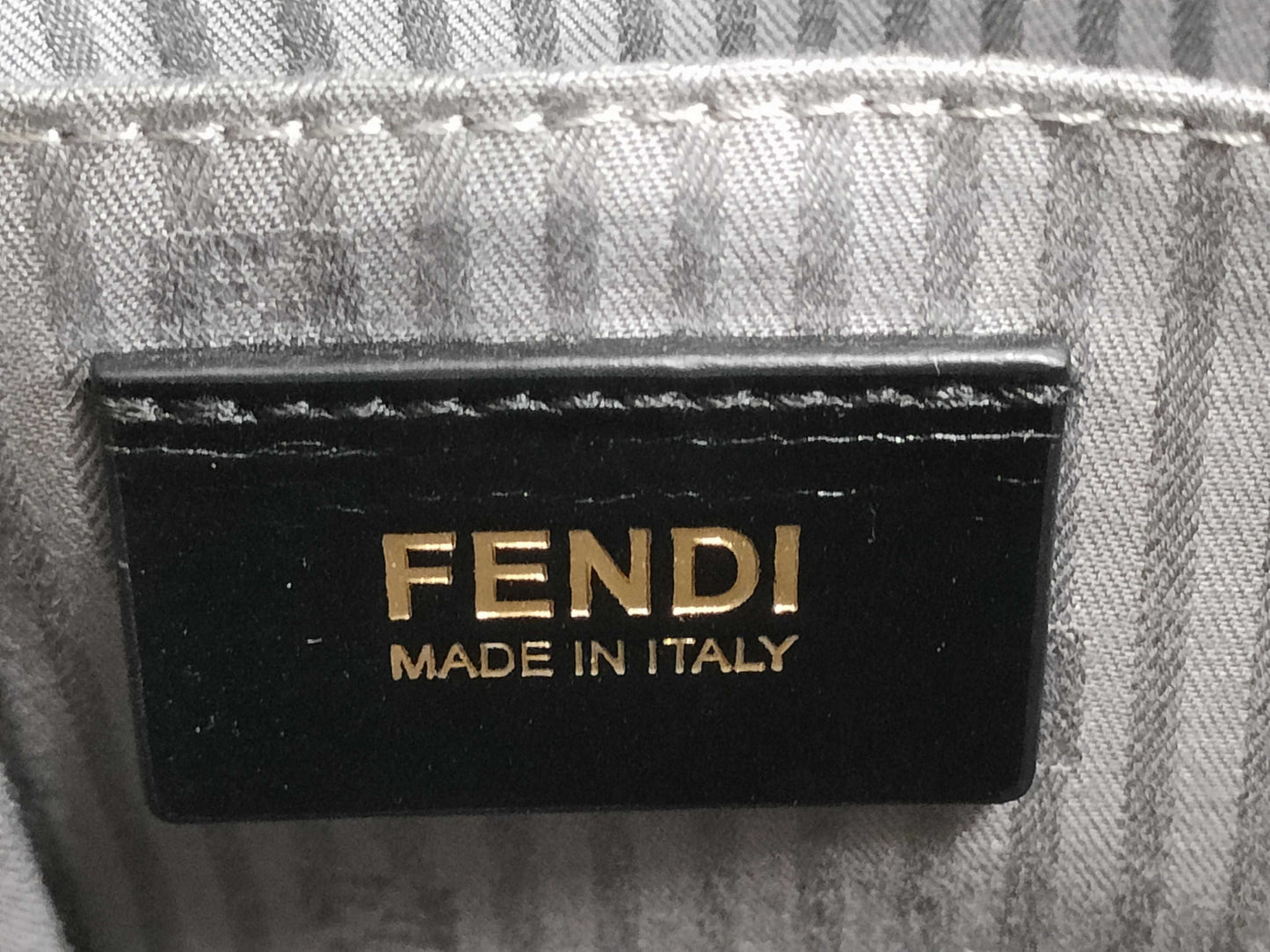 FENDI Two Jours 2-way Handbag Gray A4 8BH250 Handbag