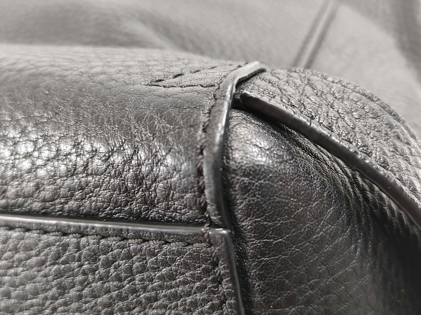 Tory Burch Backpack, Grained Leather, Fits B5, Large Logo, Backpack
