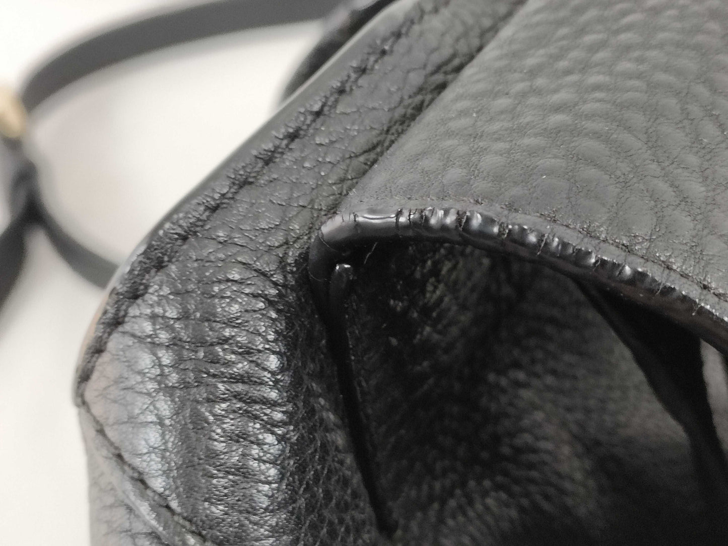 Tory Burch Backpack, Grained Leather, Fits B5, Large Logo, Backpack