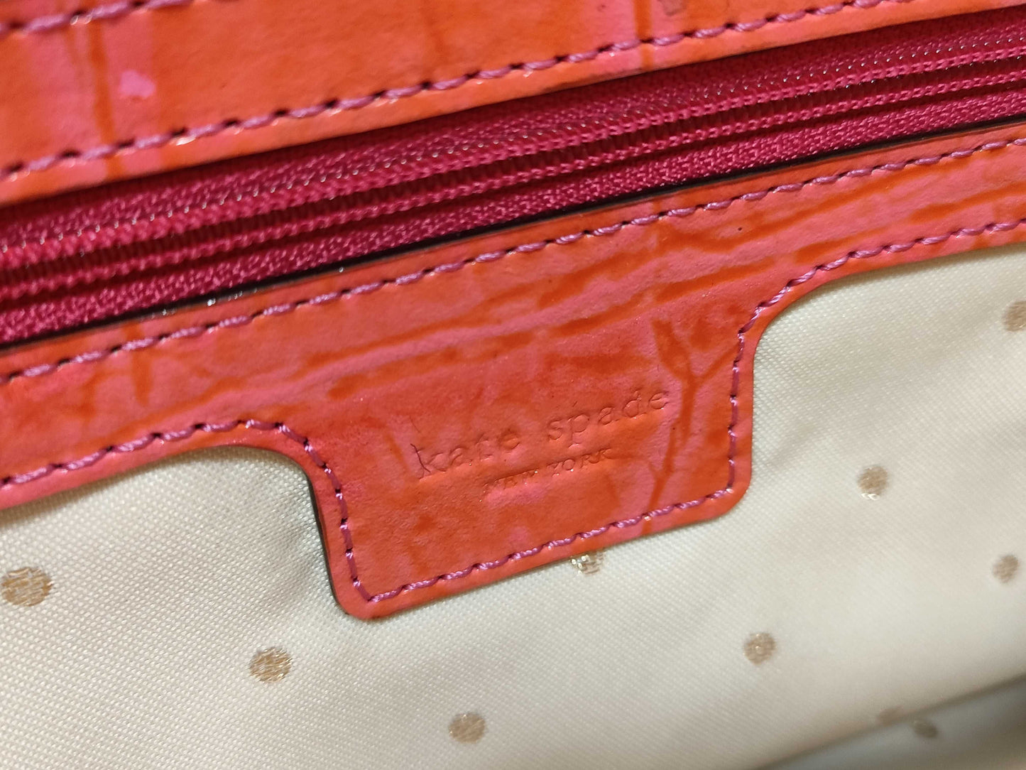Kate Spade New York Leather Clutch Bag Shoulder Bag