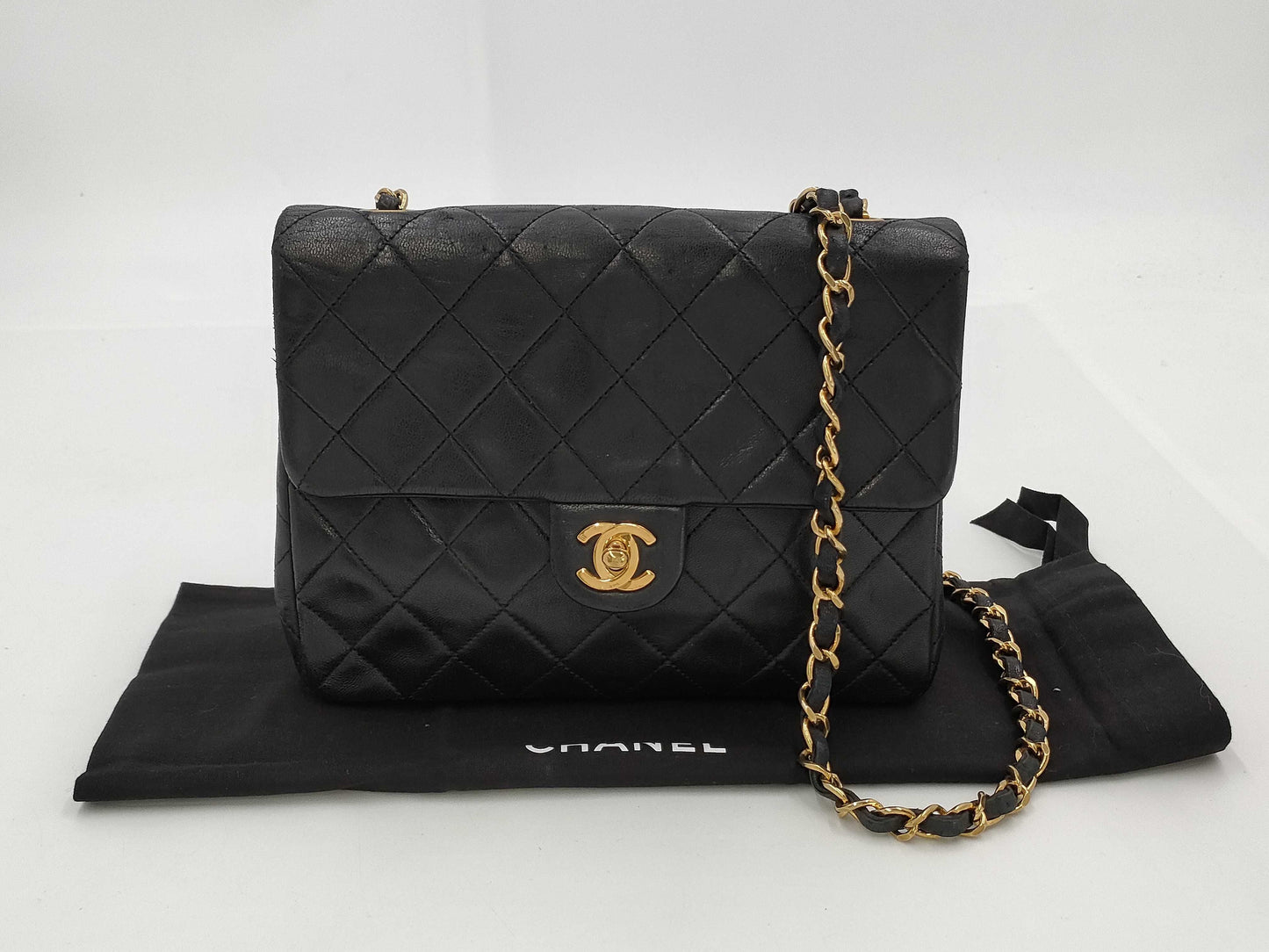 CHANEL Mini Matelasse 20 Lambskin Shoulder Bag