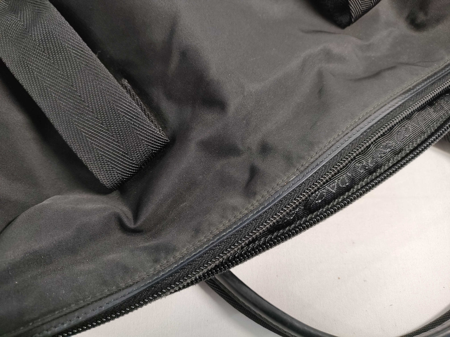 PRADA Nylon Handbag, Black Nylon, BR4377