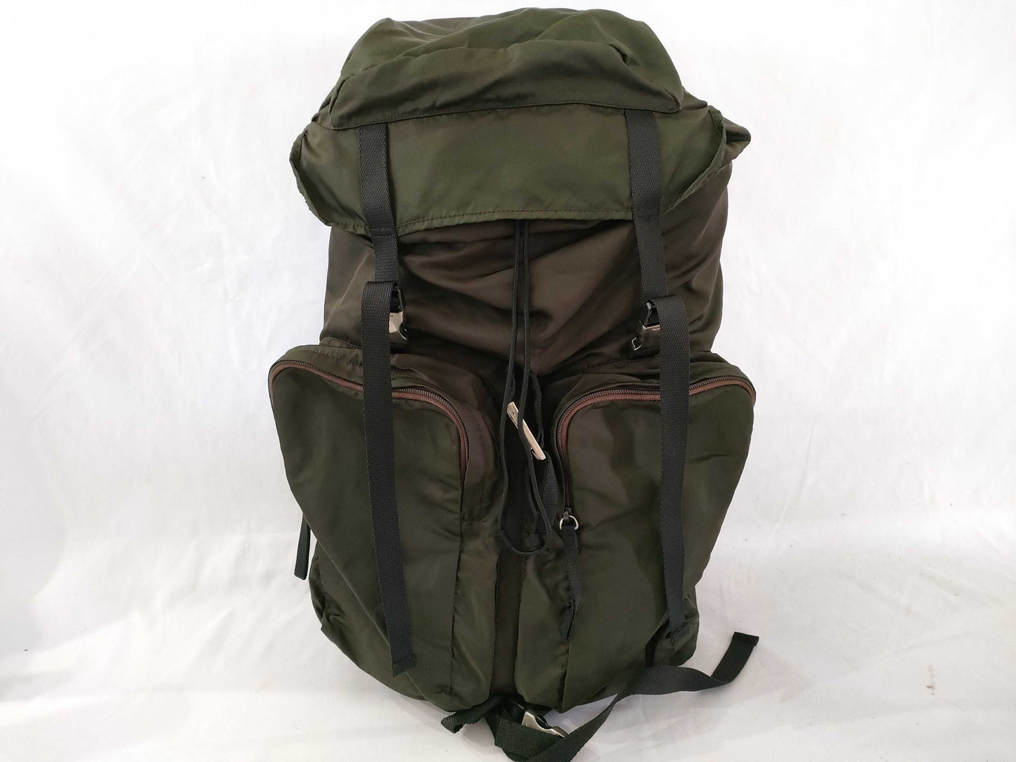 PRADA Nylon Backpack Green
