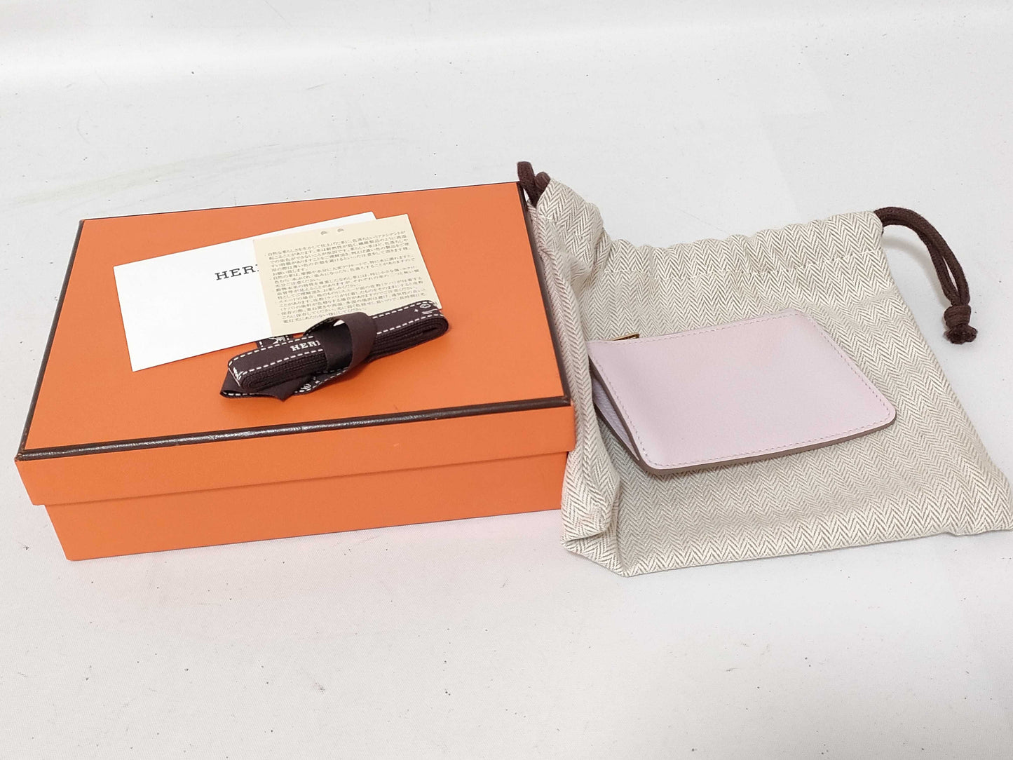 HERMES U Stamp Constance Slim Bicolor Epson Dark Green U Stamp AK 007 08 Wallet