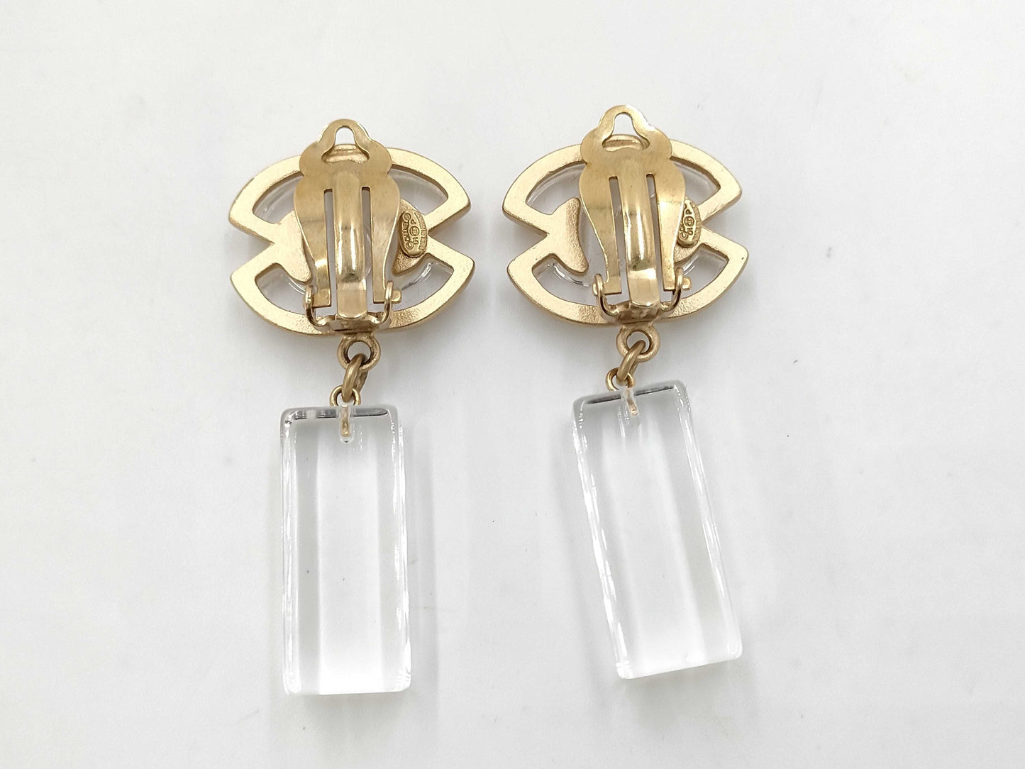 CHANEL Coco Mark Clear 01P Earrings