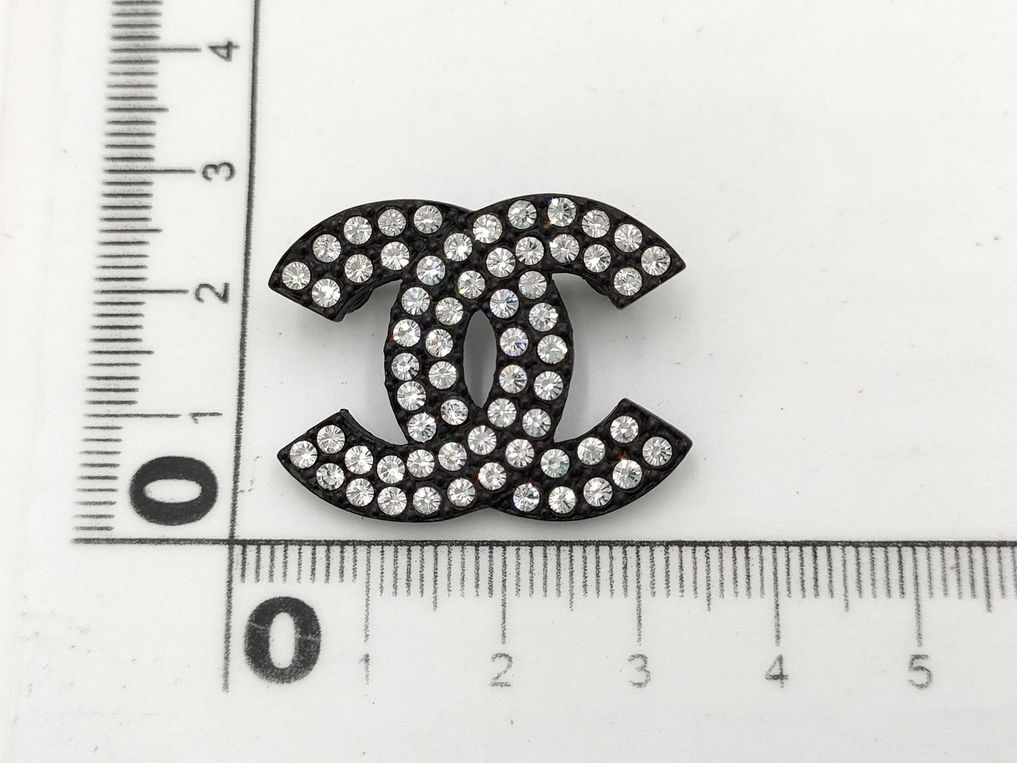 CHANEL Coco Mark Rhinestone 02A Brooch