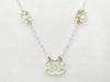 CHANEL Coco Mark Clear Cube 01P Necklace