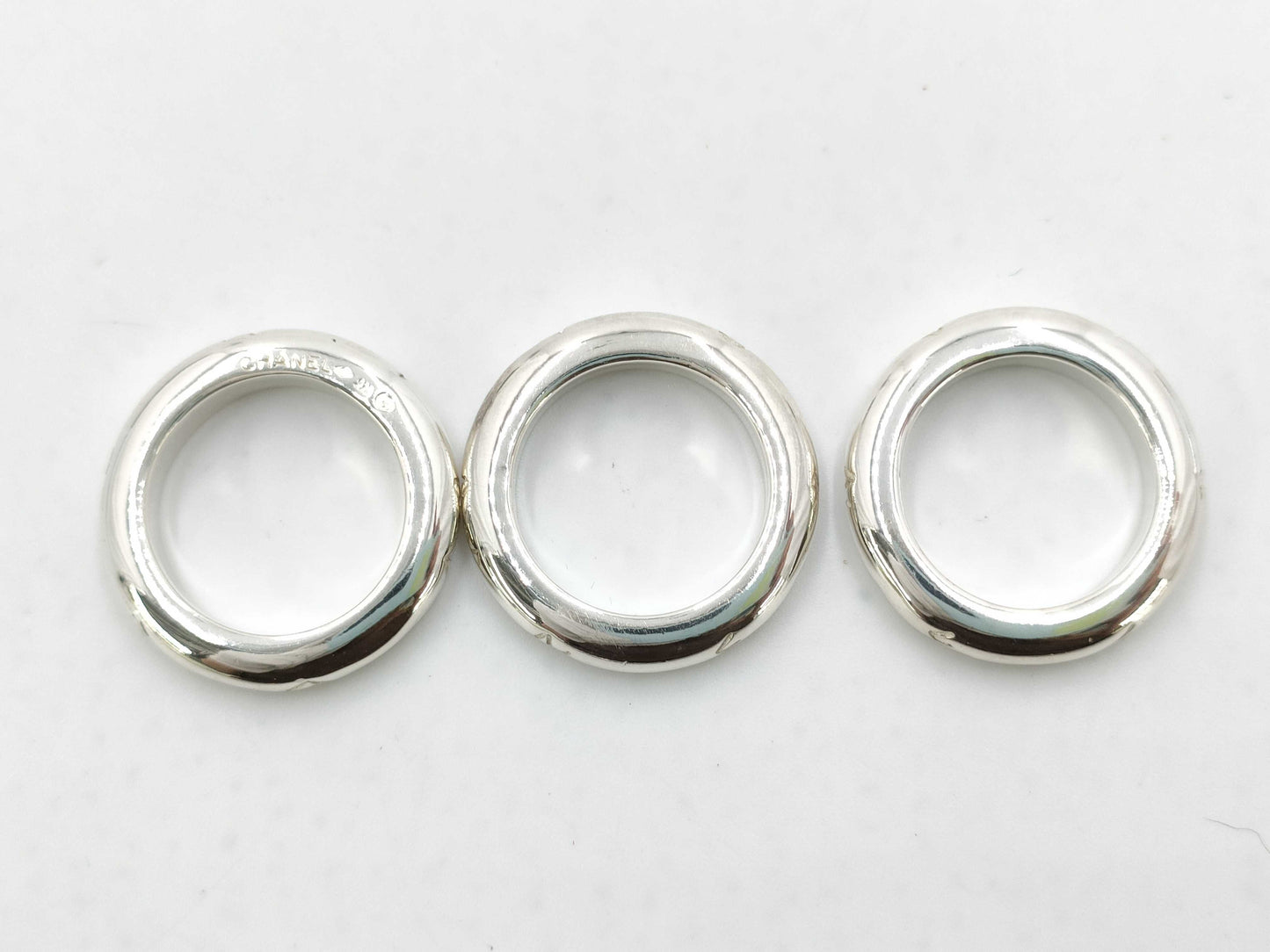 CHANEL Chanel logo triple ring