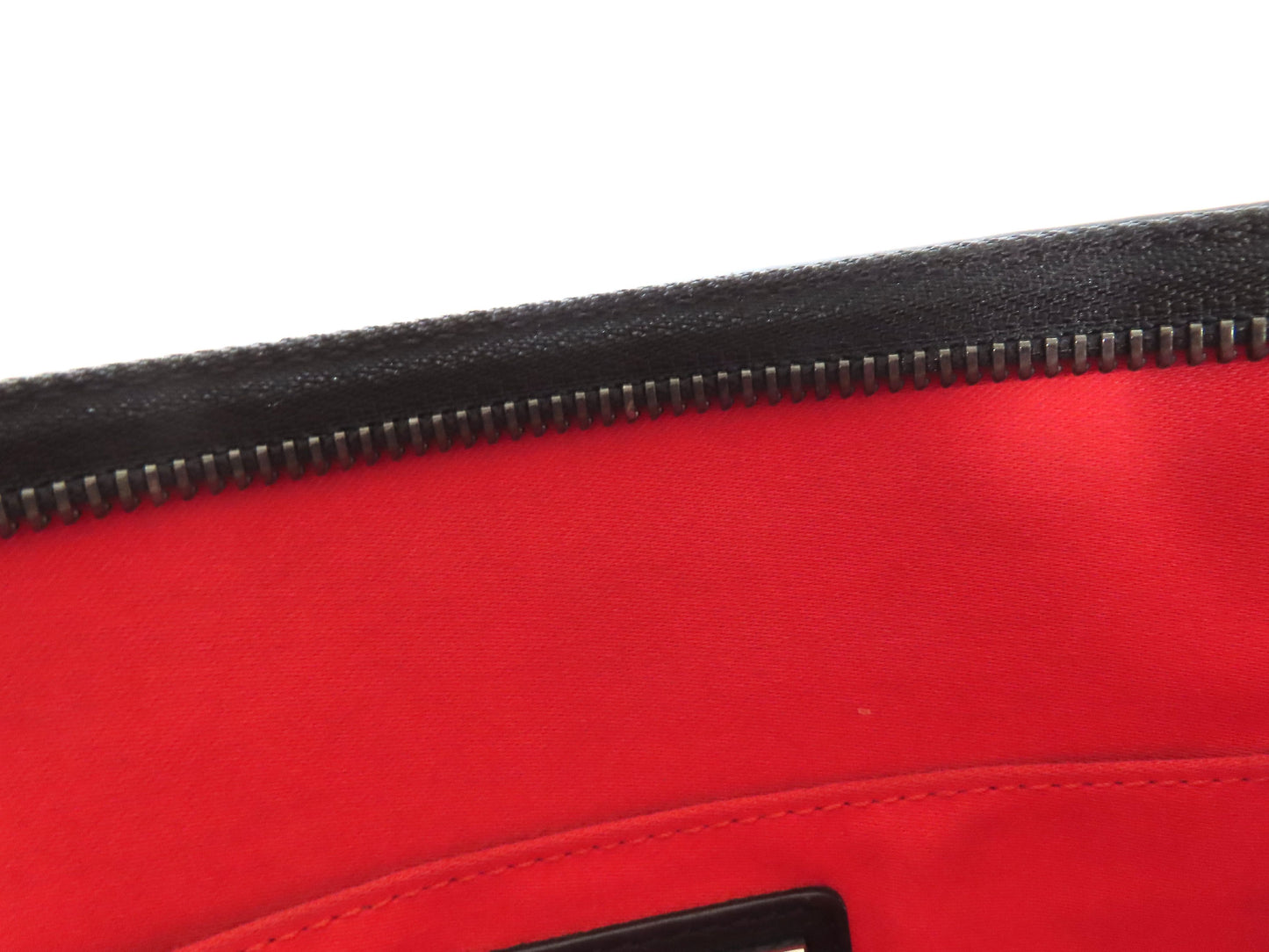 Christian Louboutin Studded Shoulder Bag/Clutch Bag in Black Leather