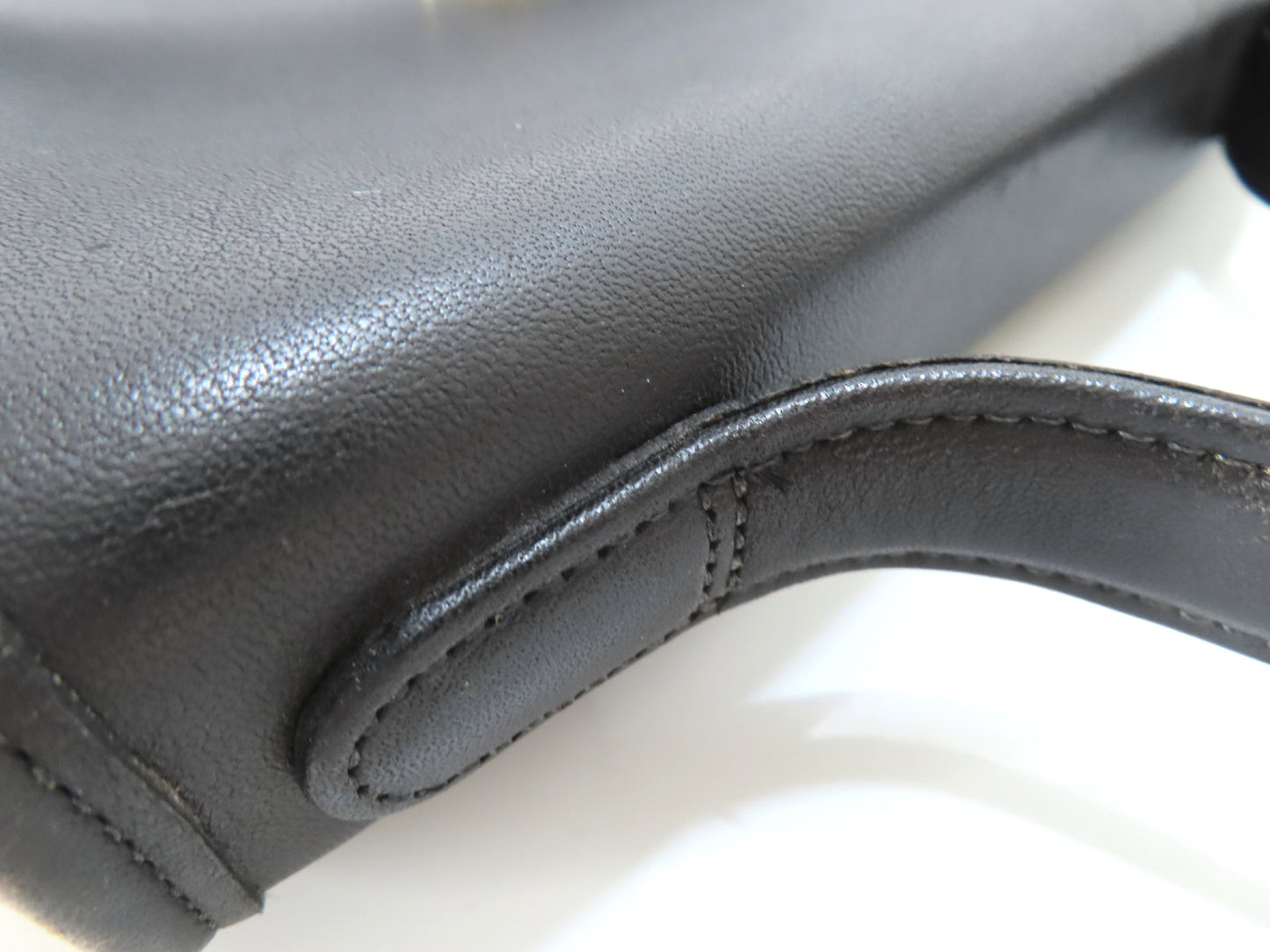 COACH 9957 2-Way Shoulder Bag, Handbag, Black Leather, Shoulder Bag