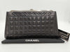 CHANEL Chocolate Bar Clasp Clutch Bag, Black, Rum, 6637681 Clutch Bag