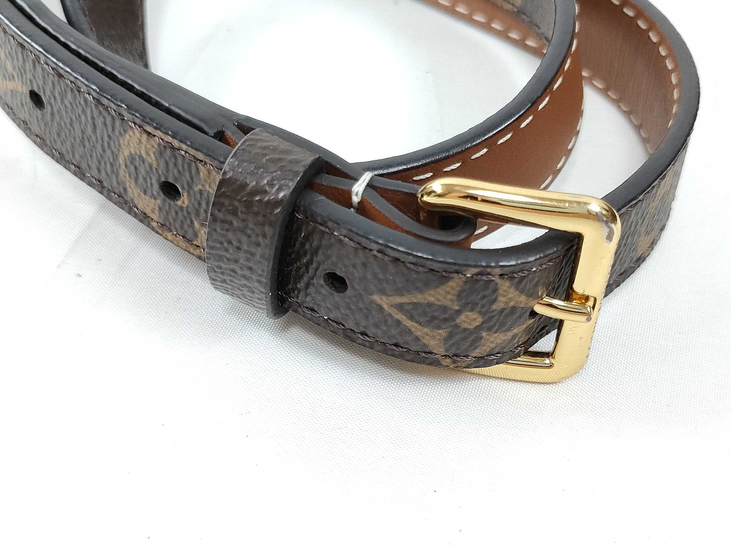 LOUIS VUITTON PL 2158 RFID Verified Monogram Louis Vuitton Message Shoulder Bag Handbag