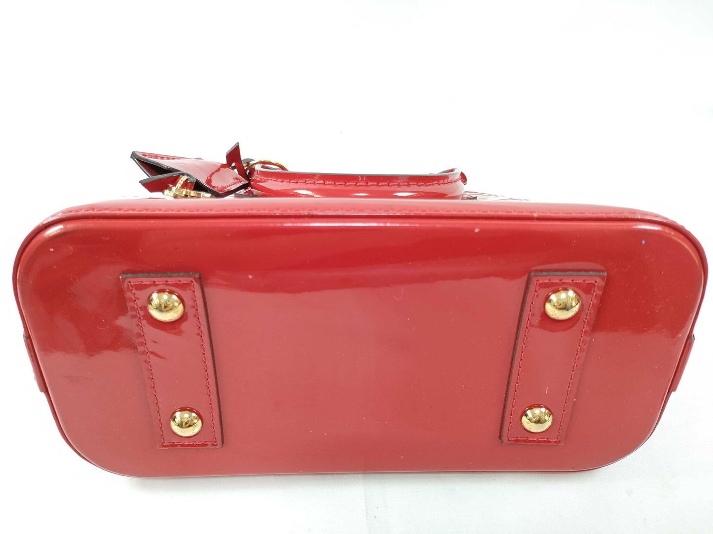 LOUIS VUITTON FL 2165 RFID Unverified Vernis Louis Vuitton Alma BB Handbag