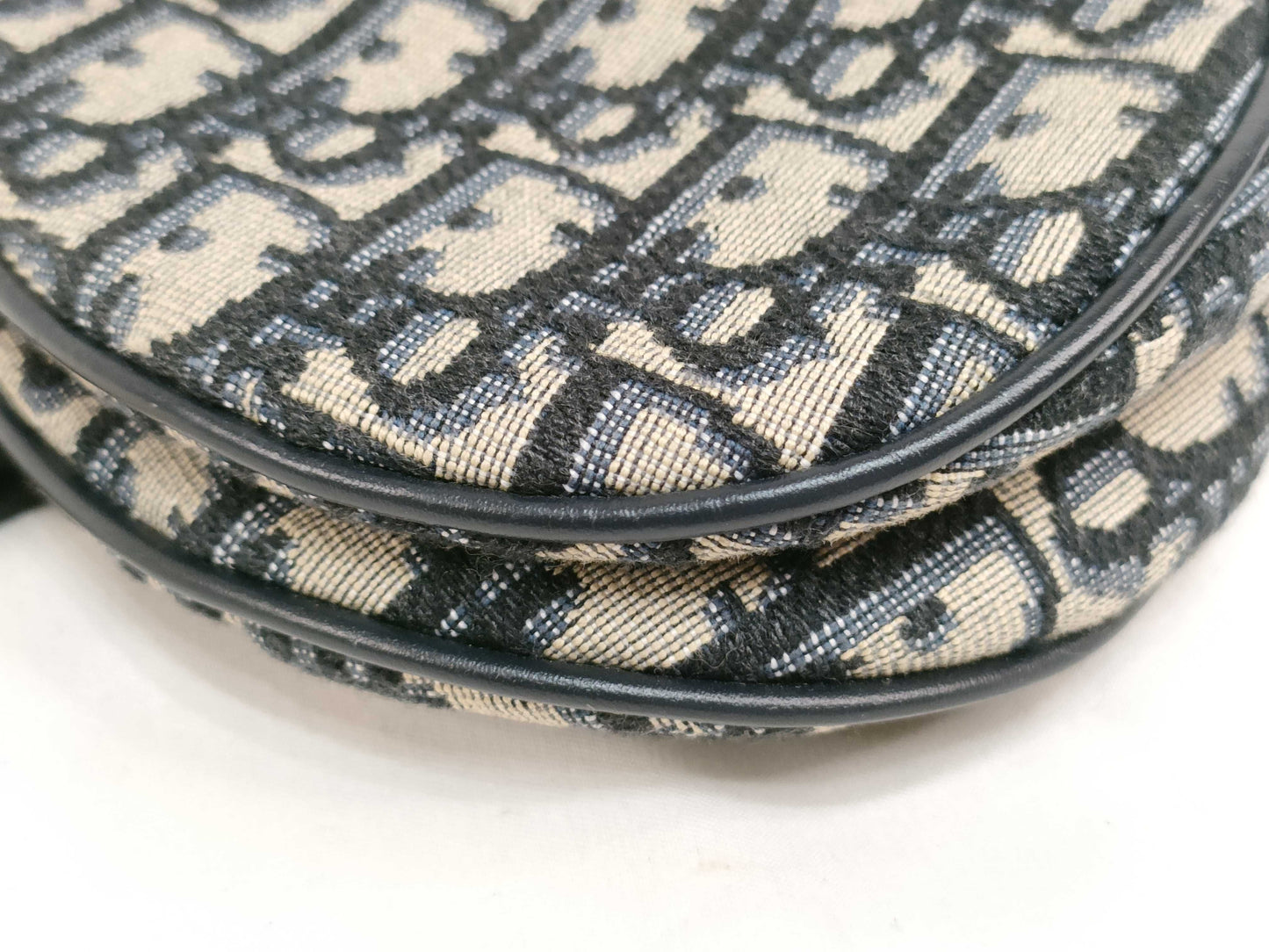Dior Trotter Dior Oblique Saddle Bag Canvas Shoulder Bag Handbag