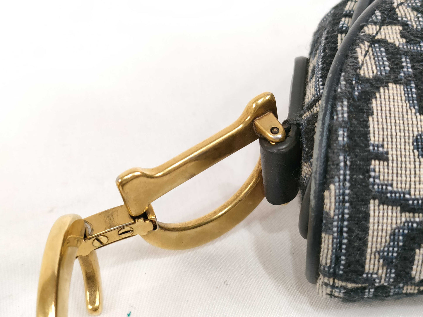 Dior Trotter Dior Oblique Saddle Bag Canvas Shoulder Bag Handbag