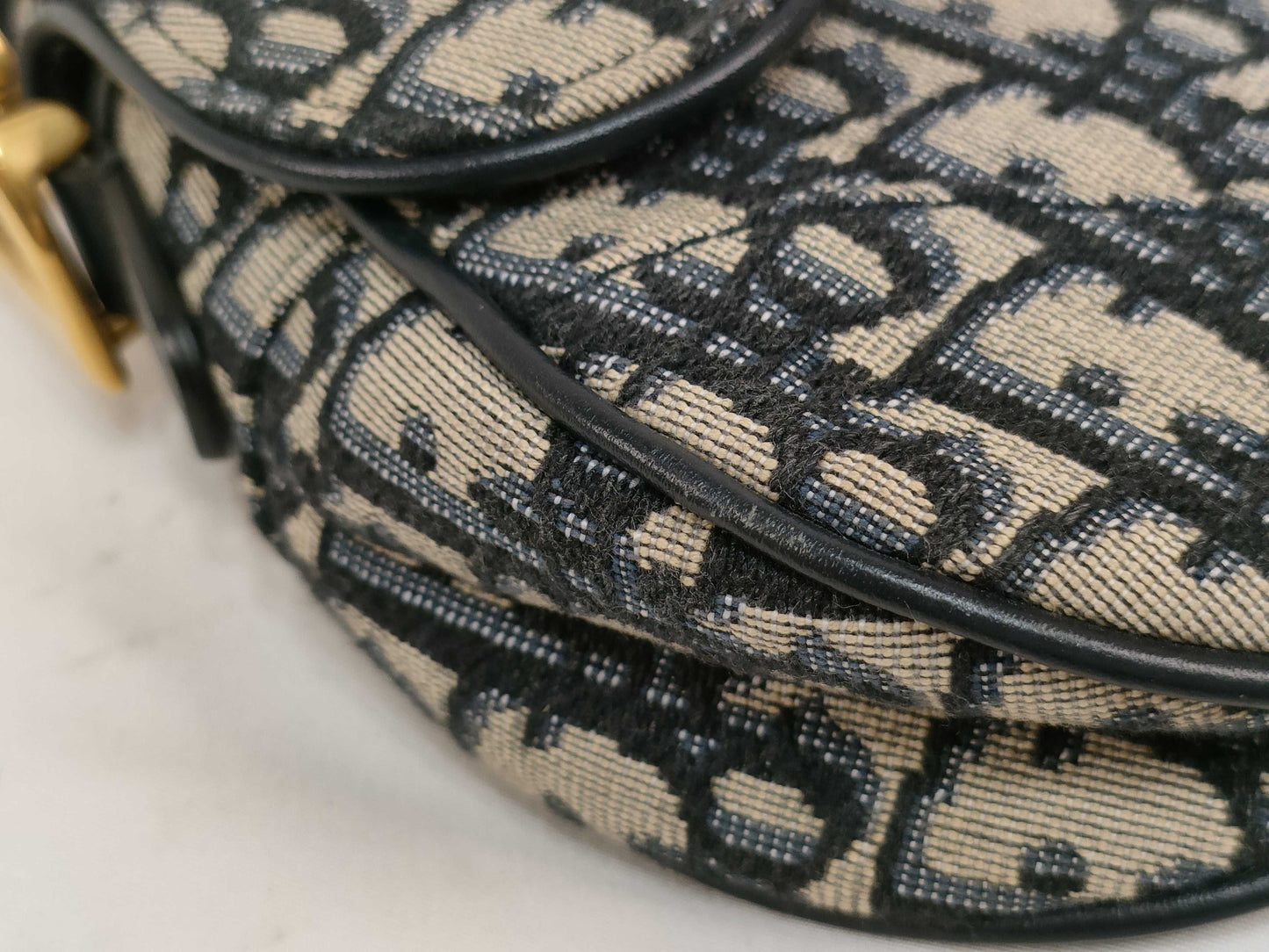 Dior Trotter Dior Oblique Saddle Bag Canvas Shoulder Bag Handbag