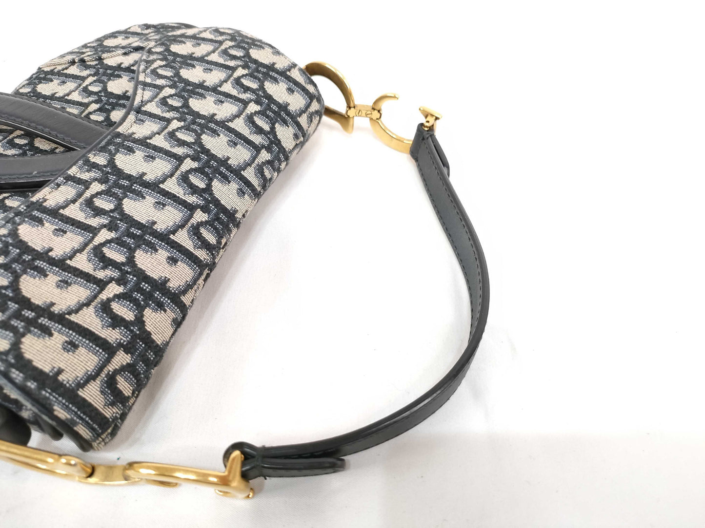 Dior Trotter Dior Oblique Saddle Bag Canvas Shoulder Bag Handbag
