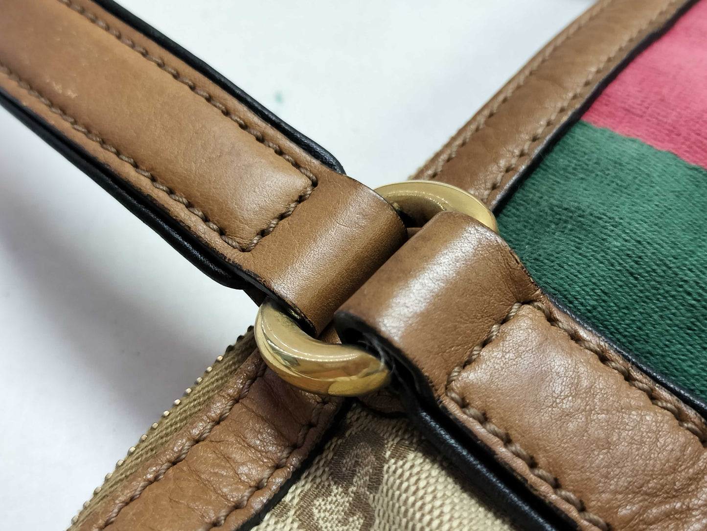 GUCCI GG Canvas Gucci Hand Shoulder Bag Tote Bag