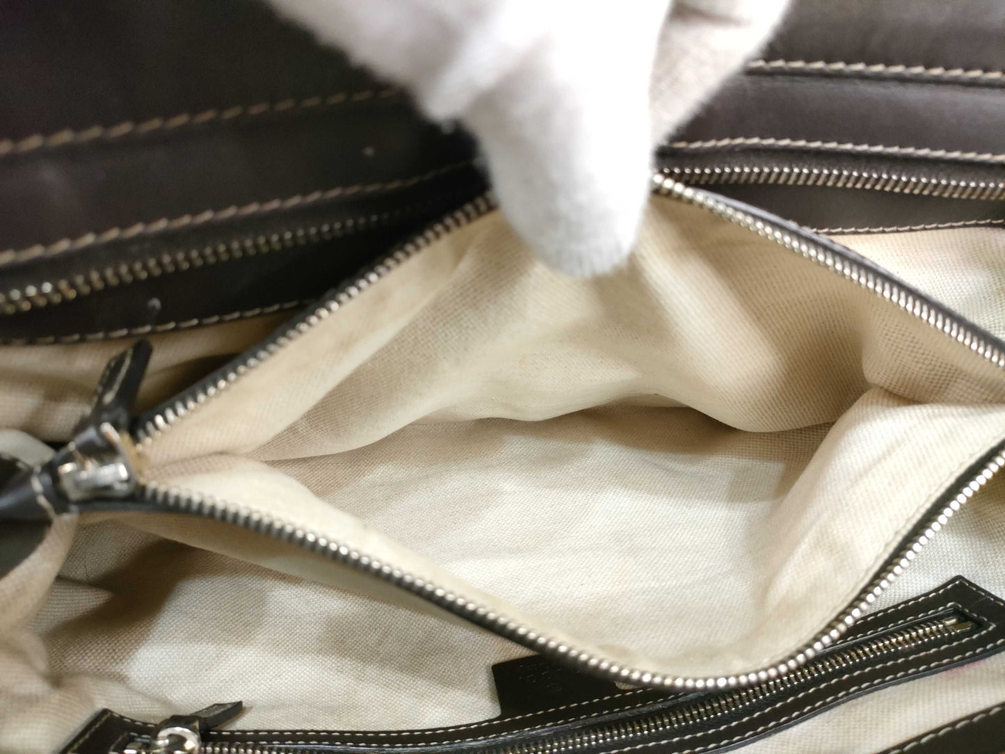 GUCCI GG Canvas Gucci Tote Bag Handbag