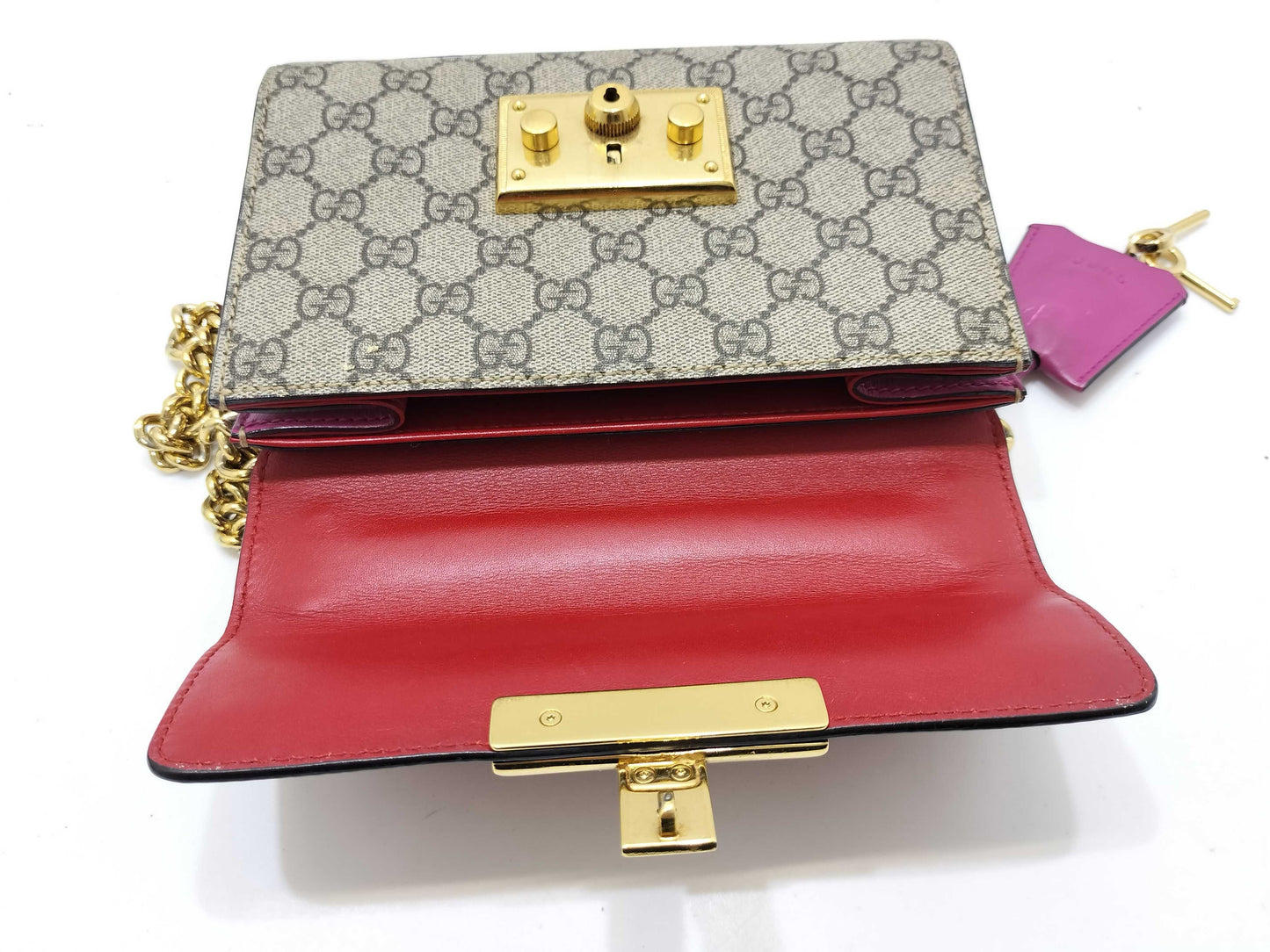 GUCCI GG Supreme Gucci Chain Shoulder Bag Shoulder Bag