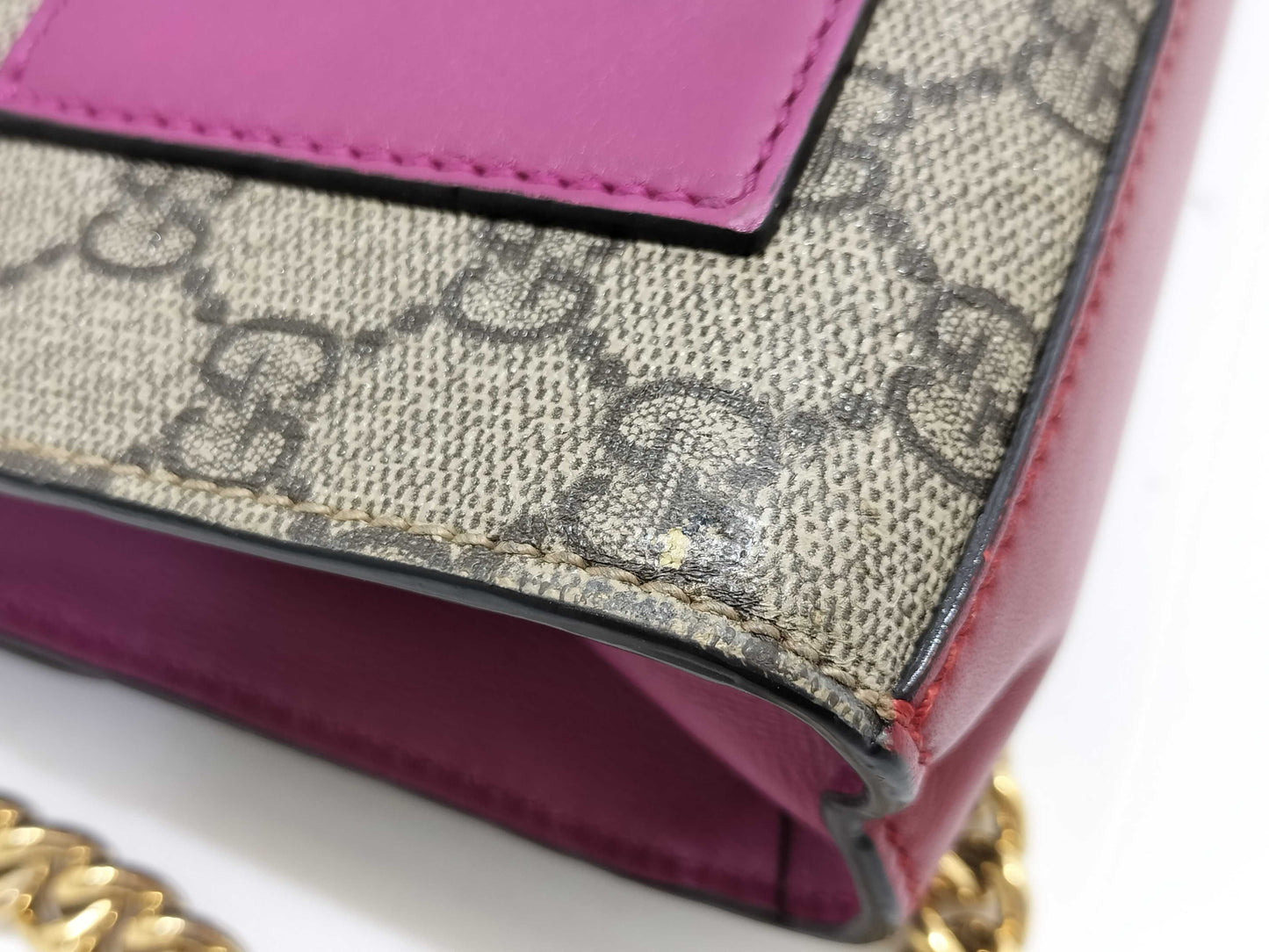 GUCCI GG Supreme Gucci Chain Shoulder Bag Shoulder Bag