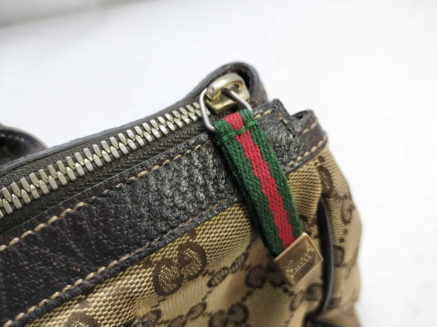 GUCCI GG Canvas Gucci Handbag Tote Bag