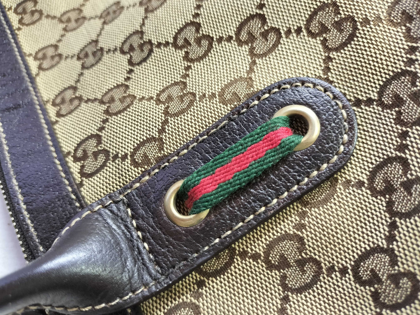 GUCCI GG Canvas Gucci Handbag Tote Bag