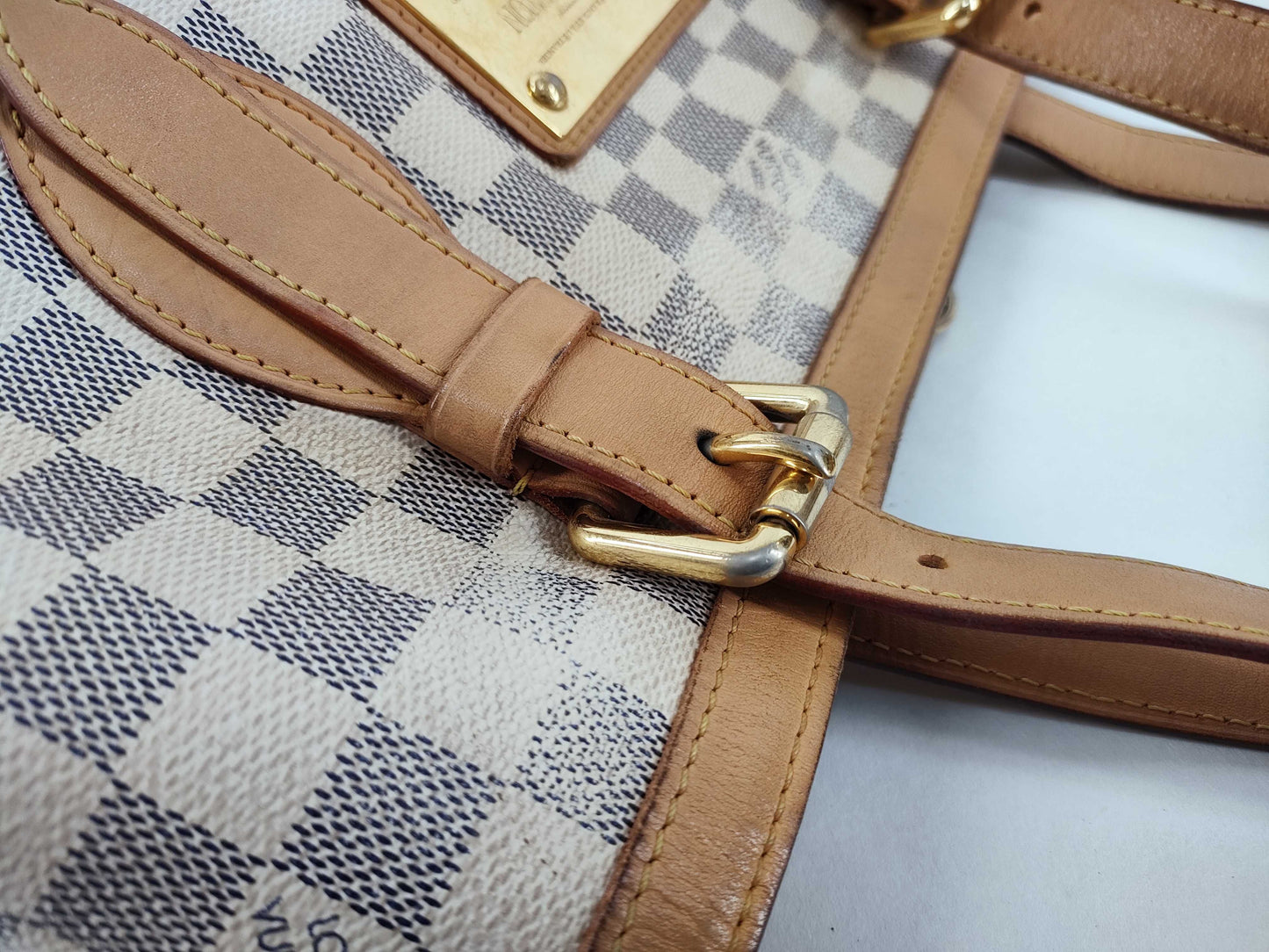 LOUIS VUITTON Unconfirmed Damier Azur Louis Vuitton Hand Shoulder Bag Tote Bag