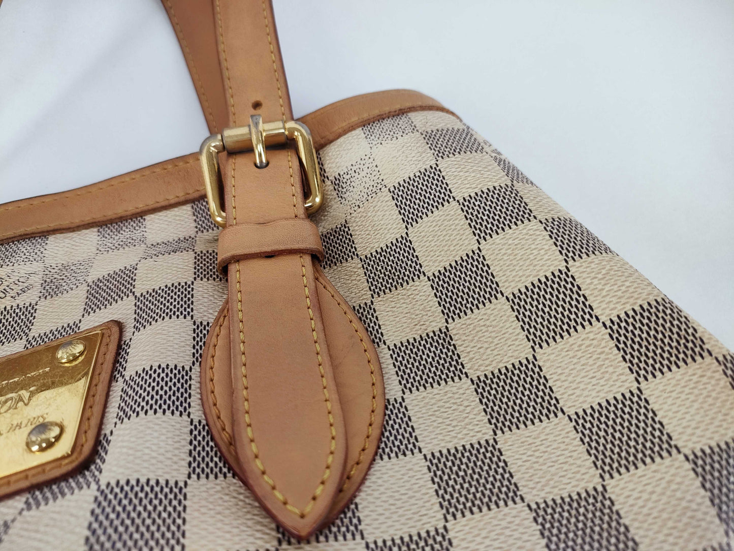 LOUIS VUITTON Unconfirmed Damier Azur Louis Vuitton Hand Shoulder Bag Tote Bag