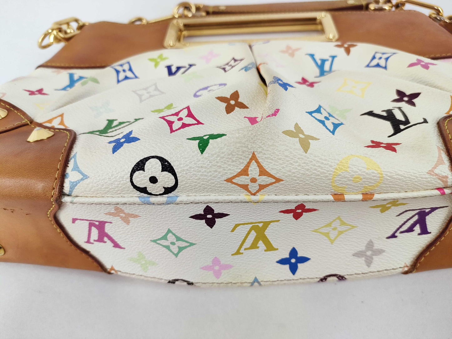 LOUIS VUITTON Monogram Multicolore Handbag with Serial Number