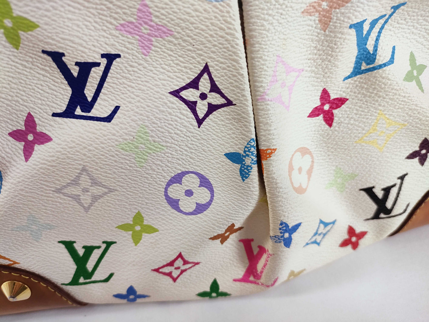 LOUIS VUITTON Monogram Multicolore Handbag with Serial Number