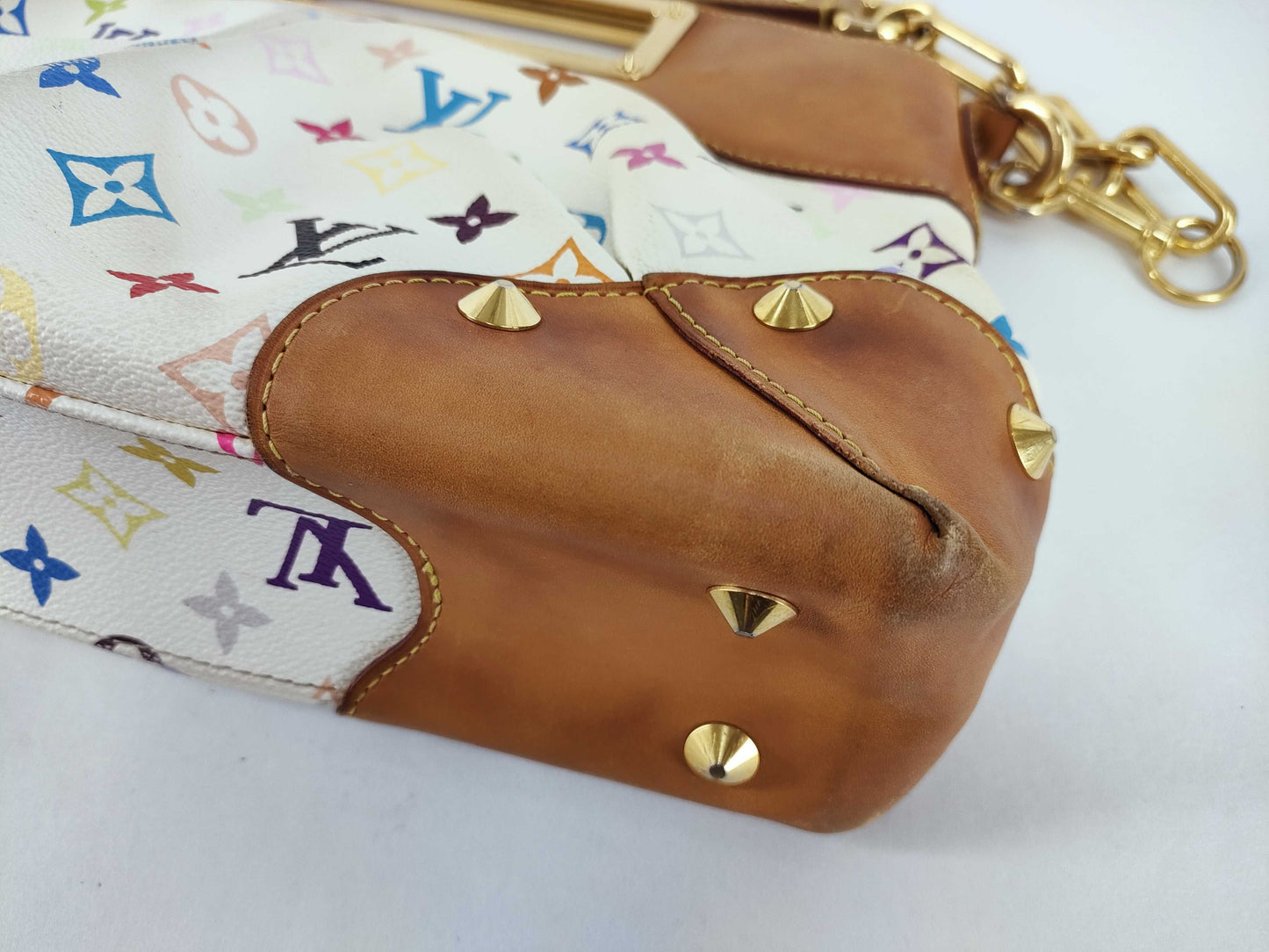 LOUIS VUITTON Monogram Multicolore Handbag with Serial Number