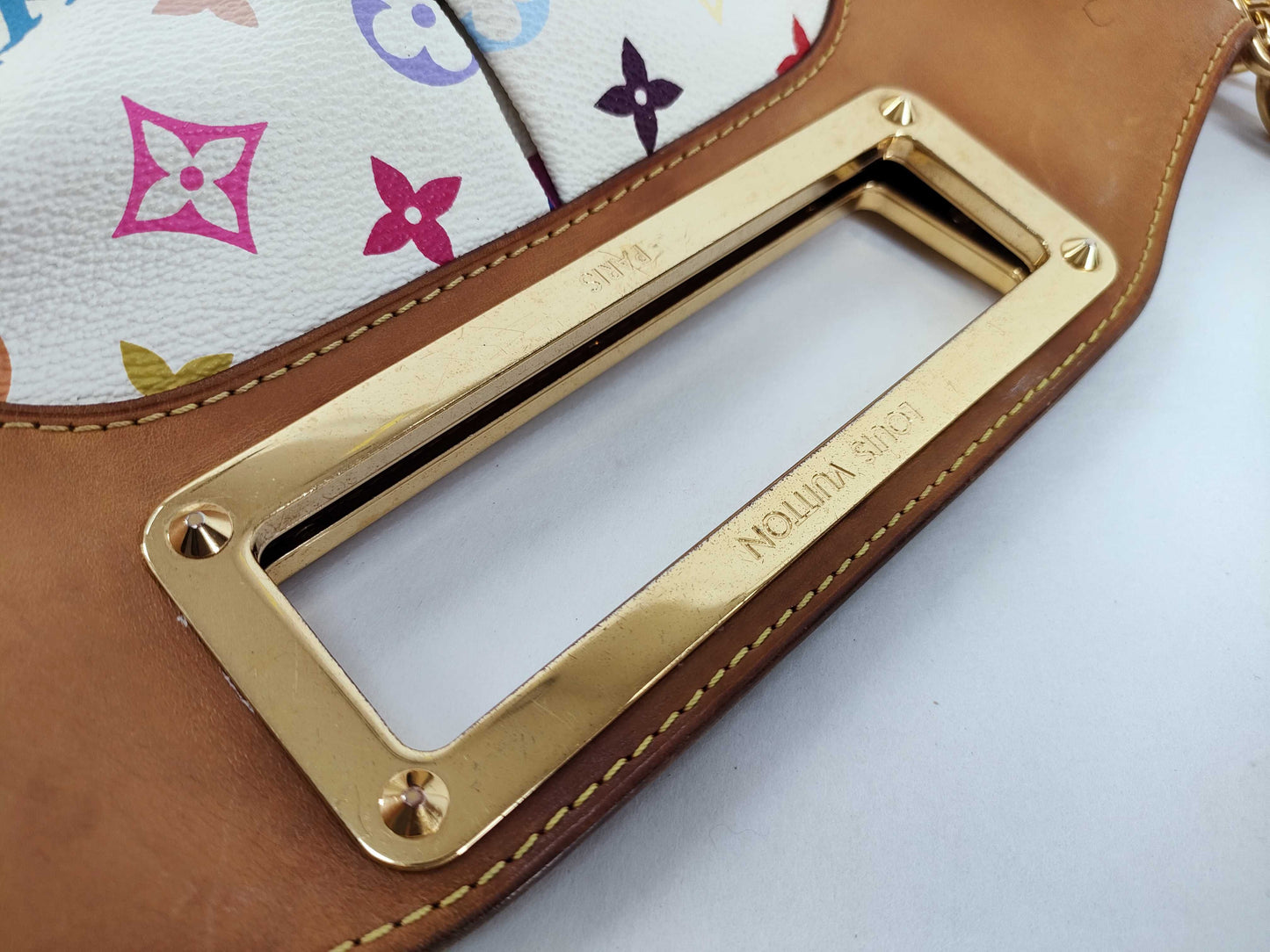 LOUIS VUITTON Monogram Multicolore Handbag with Serial Number